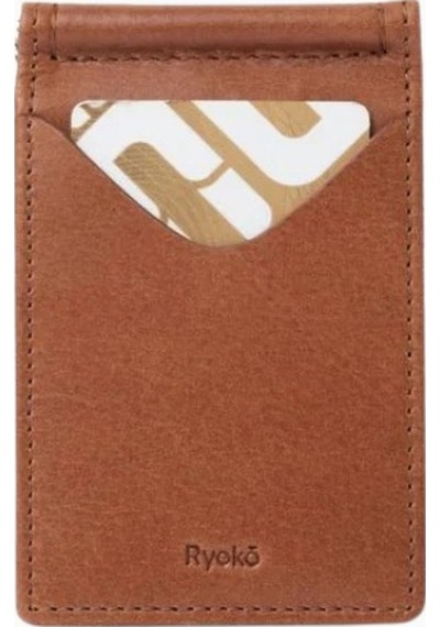 Ryoko Jones Clip Wallet 2.0 Japon Deri Premium Unisex Kartlık Kahverengi