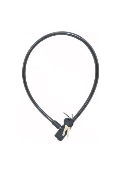 Sarissa 12x80 Anahtarlı Halat Kilit Kalın Yüksek Güçlü 80cm Bisiklet Kilidi Çok Renkli