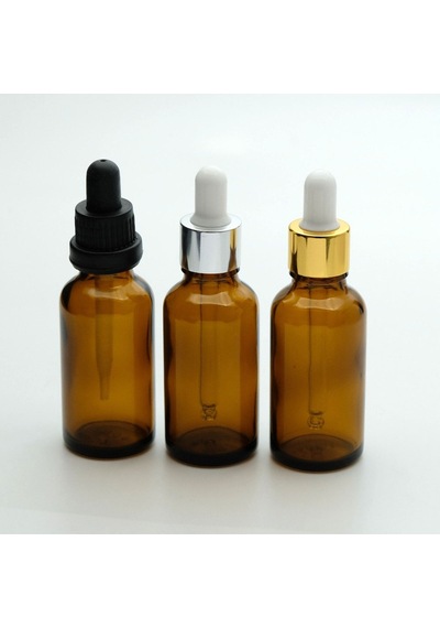 Damlalıklı 30 Ml 5 Adet Amber Şişe