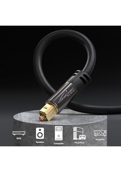 Optik Kablo/toslink Kablosu 2m Toslink Optik Dijital Kablo-toslink, Ses Çubuğu, Stereo Sistem, Ev Sineması, Xbox One Ve Ps4&apos Ü Bağlamak İçin Ses Kablosu