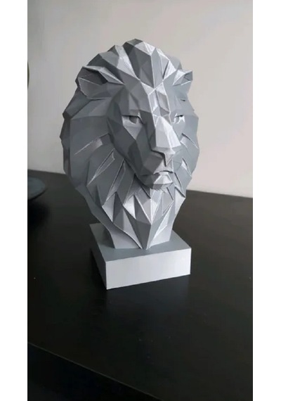 Aslan Heykeli Ofis Çalışma Masası Dekoru 13 Cm