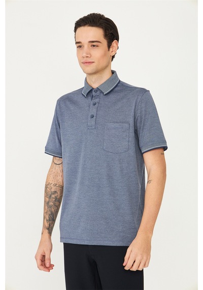 Navy Polo Yaka T-shirt Navy