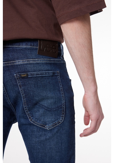 Lee Slim Fit Dar Kesim Düşük Bel Taşlamalı Mavi Esnek Luke Jean Denim Kot Pantolon L71912058 Lacivert