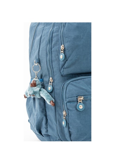 Baginn Kadın Sırt Çantası Hafif Kumaş Çok Cepli Kabin Boy Seyahat Çantası 43 30 Cm Unisex Okul Çantası Mavi