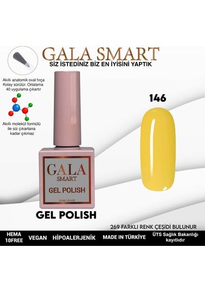 Gala Smart Classic Kalıcı Oje 10 Mle No:146