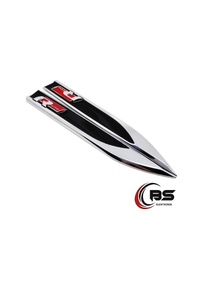 R-Line Çamurluk Logosu Paslanmaz Krom Kaplama Metal Kaliteli Arma (463781750)