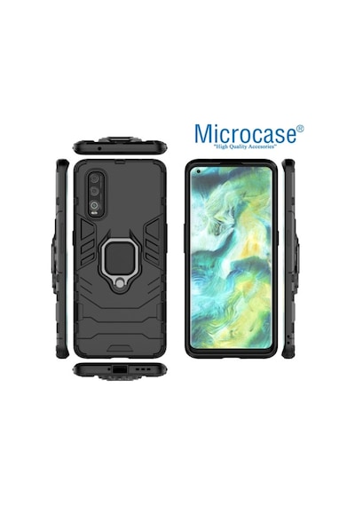 Microcase Oppo Find X2 Batman Serisi Yüzük Standli Kilif 436096789