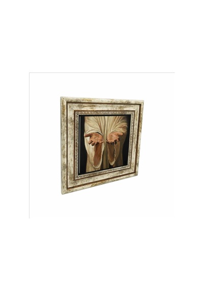 İsa Görseli Baskılı Taş Tablo 25x25