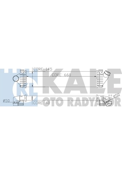 Turbo Radyatörü Intercooler Ford Mondeo 2,0tdci 2007-2014 Kale