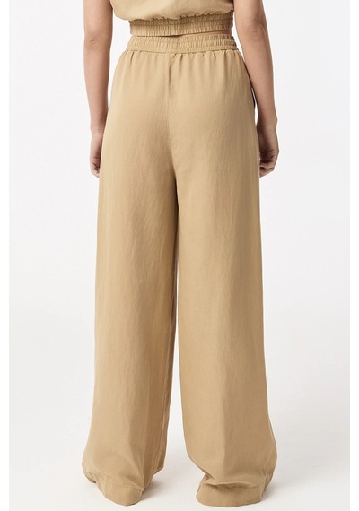 Lacoste Women's Relaxed Fit Pants Kadın Dokuma Rahat Kesim Eşofman Altı Bej Bej