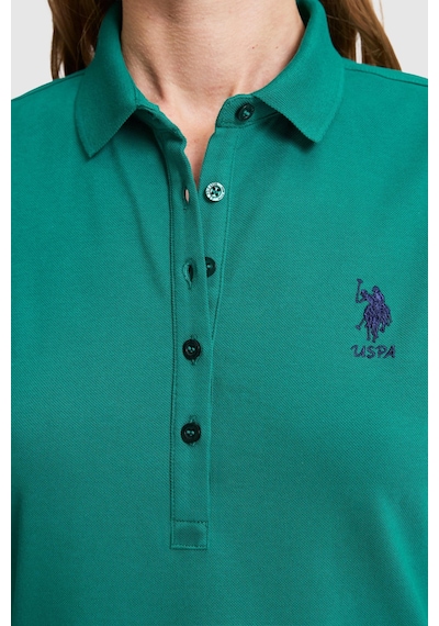 U.s. Polo Assn. Kadın Koyu Yeşil Elbise Örme 50323571-vr079 Koyu Yesıl