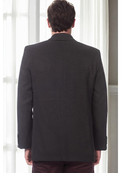 Plt9206 Dewberry Erkek Palto-antrasit Antrasit