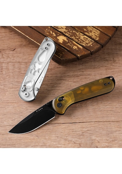 Kizer Buddy Iı Kizer Clutch Lock Acrylic Aeb-l Satin Kizerv 3790a2 Kamp Çakısı Siyah - Kahverengi