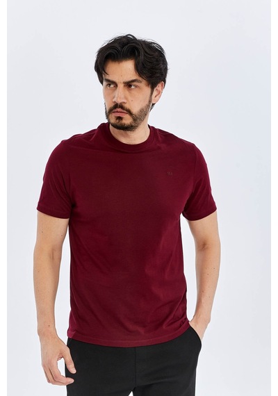 Süvari O Yaka Regular Bordo Erkek T-shirt Ts1014000475 Süvari O Yaka Regular Bordo Erkek T-shirt Ts1014000475