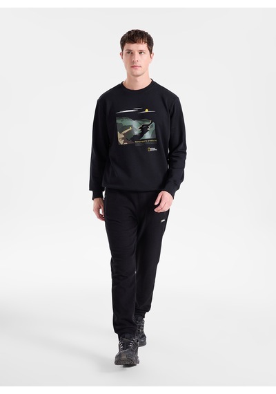 National Geographic Siyah Erkek Sweatpant N6wm-ea4105