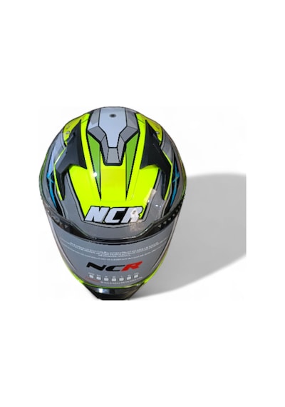 Ncr Kapalı Visörlü M69 Ece22-06 Belgeli Kapalı Kask Sarı