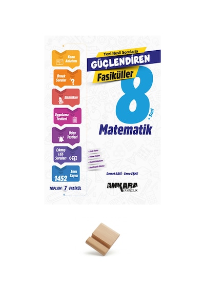 Ankara Lgs 2027 8. Sınıf Güçlendiren Matematik Fasikülleri + Telefon Standı