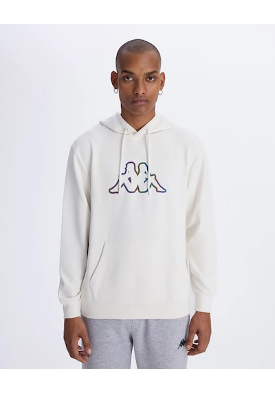 Kappa Logo Brian Hoodie-beyaz Beyaz