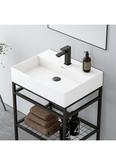 Orka Capetown 60 Takım Beyaz Lavabo Mat Sıyah Diğer Orka Capetown 60 Takım Beyaz Lavabo Mat Sıyah Diğer