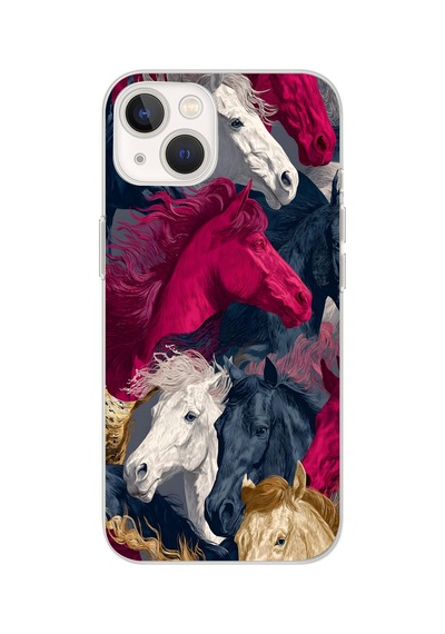 iPhone Uyumlu 13 Desen141 Çok Renkli