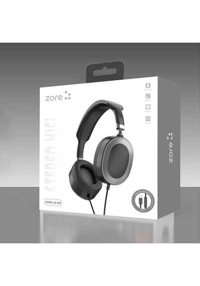 Senon Zore Ls-861 Tak Çalıştır Type-c Kulak Üstü Kulaklık Siyah 50 x 22