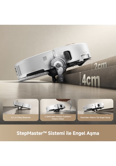 MOVA V50 Ultra Complete Robot Süpürge Beyaz