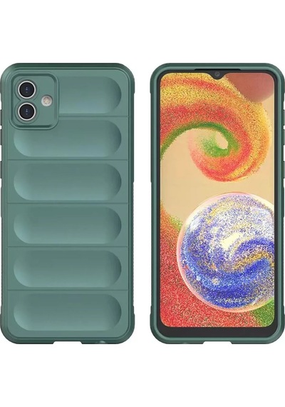 Newface - 142 - Samsung Galaxy Uyumlu A05 Kılıf Optimum Silikon - - Csmo-tex - Koyu Yeşil