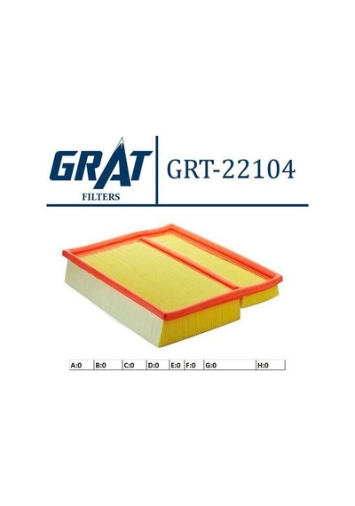 Grat 22104 Hava Filtresi M111 C180 94 00 C200 9300 C200 Cdı Clk Serisi 00 01 25177077