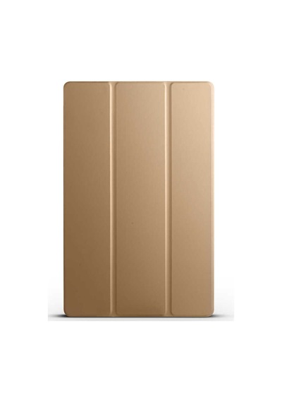 Galaxy Tab S9 Plus 2023 Sm-x810-sm-x816-sm-x818 Uyumlu Smart Cover Standlı 1-1 Tablet Kılıfı - Gold - T29348