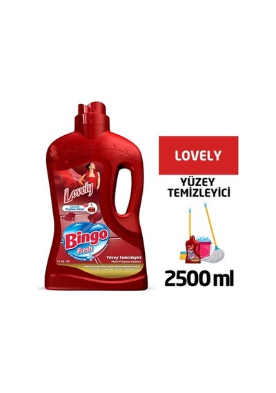 Gerçek Parfüm Etkili Yüzey Temizleyici 2.5 L 100'lü Set