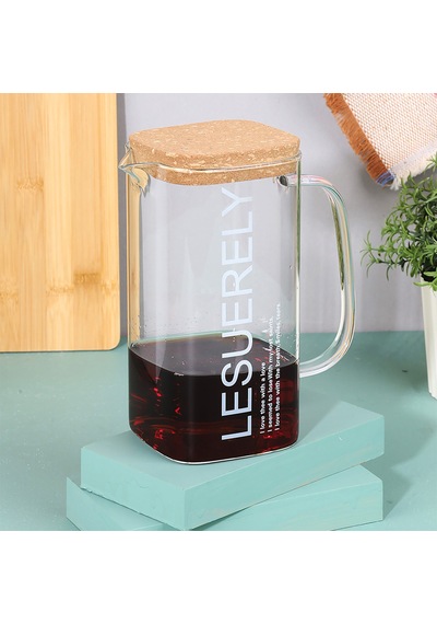 Arow Lake Mantar Kapaklı Cam Sürahi 1.5 Litre