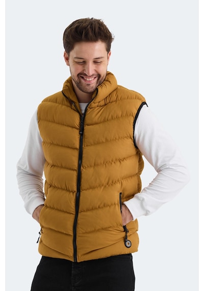 Slazenger HAMMER I Erkek Şişme Yelek Hardal Yelek