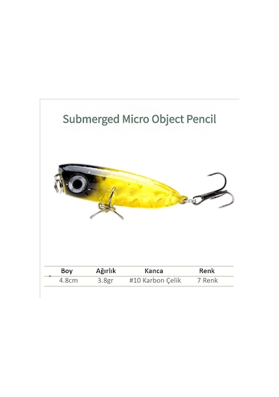 Valkyrie 7 Adet Zıpır Rapala Olta Yem Seti - 4.8cm - 3.8gr Bilyalı 3d Göz Karbon Çelik İğne 7 Farklı Renk