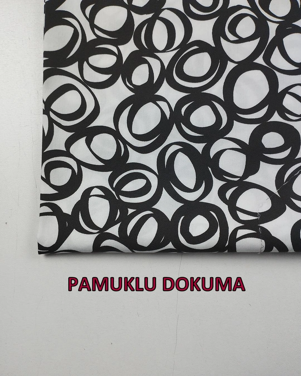 Pamuk Senteik Karışık Dokuma Siyah Beyaz Renklerdeen: 130 Cm-2351 Renkli