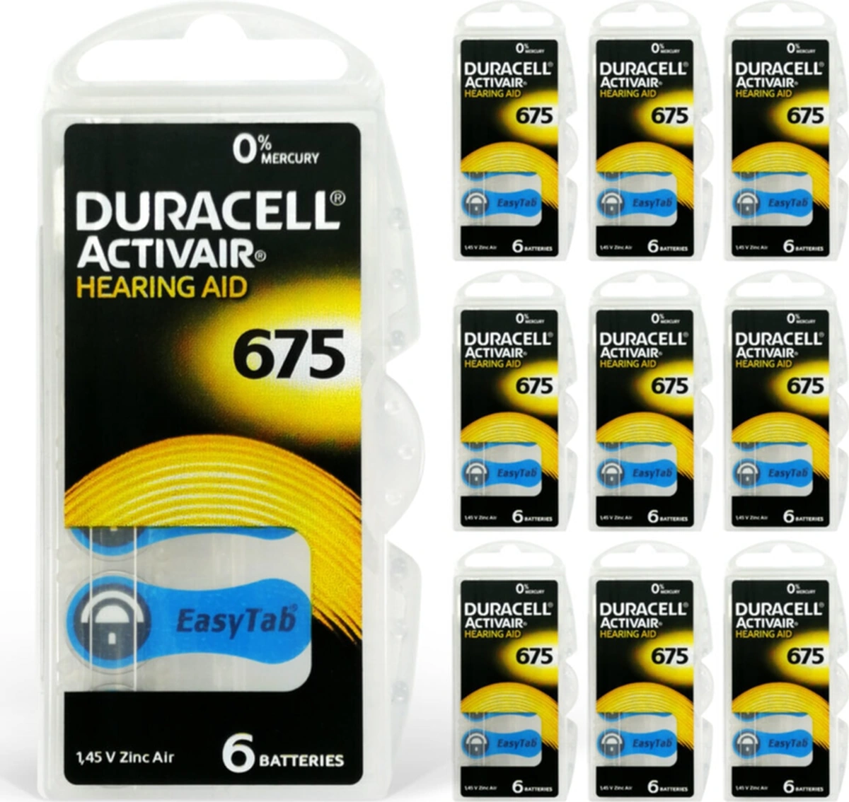 Activair 675 Numara Işitme Cihazı Pili 6x10 60 Adet