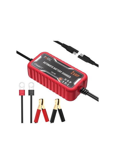 Tr 2 Amp Otomatik Akü Şarj Cihazı, 6 V Ve 12 V, Taşınabilir Akıllı Akü Şarj Cihazı, Otomobil, Motosiklet, Çim