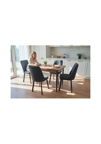 Efe Mobilya T-6023 4 Kişik Yemek Masası Ve Sandalye Takımı Kare Gold Açık Gri Mutfak Salon Restorant Cafe Otel Kullanımına Uygundur. Efe Mobilya T-6023 4 Kişik Yemek Masası Ve Sandalye Takımı Kare Gold Açık Gri Mutfak Salon Restorant Cafe Otel Kullanımına Uygundur.