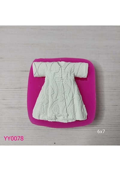 Yy0078 Kaftan Ağaç Dalları İşlemeli Silikon Kalıp