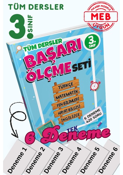 Başarı Ölçme Seti 3. Sınıf Tüm Dersler