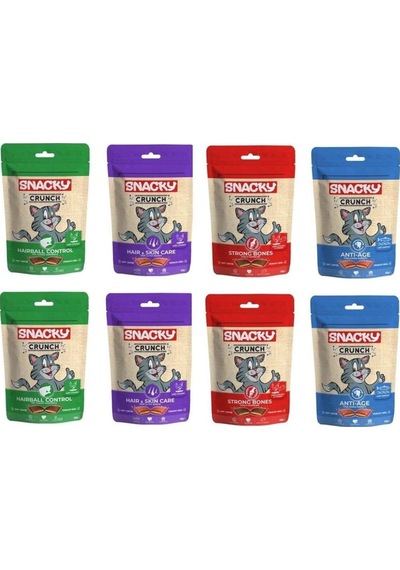 Crunch 4 Çeşit Karma Kedi Ödülü 60 Gr. X 8 Adet