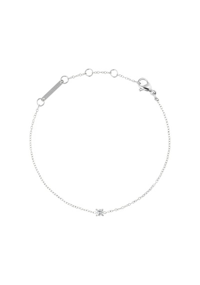 Mirelle Solitaire Bracelet Silver Silver
