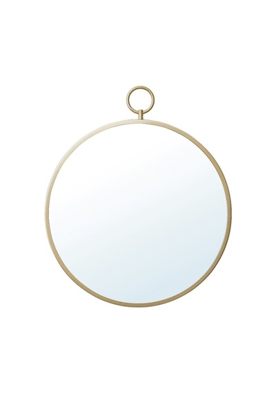Grytas Çelik Pirinç-gold Altın Rengi Masa-makyaj Aynası, 25 Cm Altın