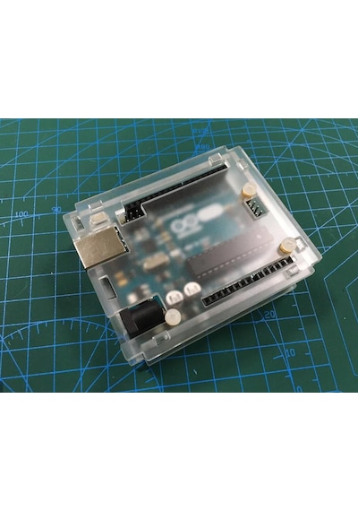 Arduino Uno Şeffaf Akrilik Pleksi Kutu - Vidasız