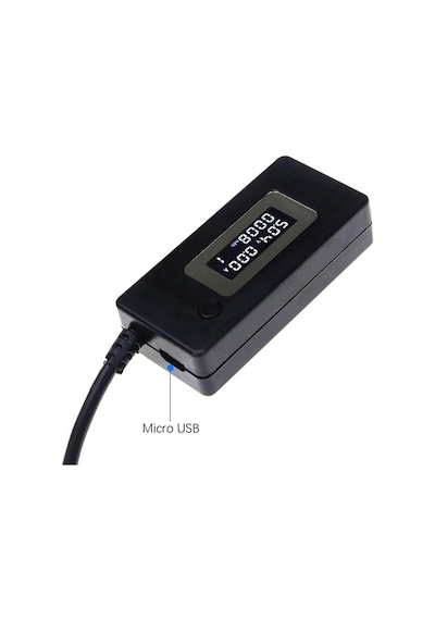 Usb Voltaj Ve Akım Ölçer Test Cihazı - Lcd Ekranlı 4-30v 0-3a Usb Şarj Ölçer Multimetre