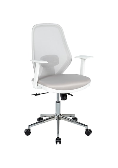 Ofisbazaar Dali Beyaz Fileli Çalışma Koltuğu Ergonomik Şef Ve Toplantı Koltuğu Gri Gri