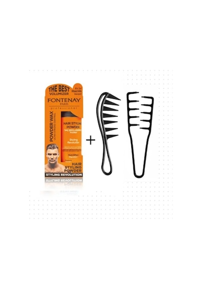 Fontenay Saç Pudra Toz Wax Ultra Strong 20gr + Mucizevi Şekil Tarağı + Şekil Tarağı 3'lü Set