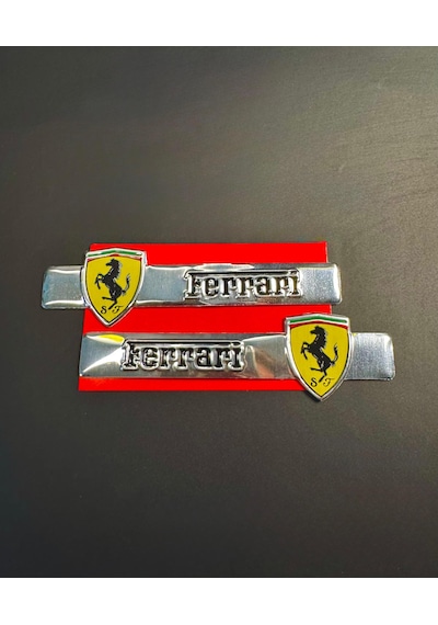 Alüminyum Araç Aksesuarı "ferrari" Araç Logosu / Arması 0