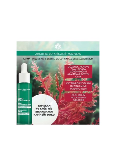 Süksinik Asit & Çinko İçerikli Sebum Dengeleyici Gözenek Sıkılaştırıcı Yüz Serumu - 30 Ml
