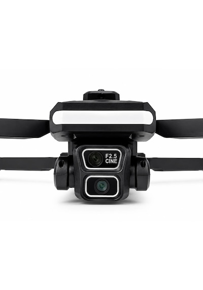 S5hp Drone Akıllı Hava Fotoğrafçılığı Dron 4k Hd Çift Kamera 360 Derece Engel Algılama 50xzoom Usb Kart Okuyucu+ Micro Sd Kart Hediye Katlanabilir Wifi Cam Uygulama Kontrol Ekrablı Uzaktan Kumanda