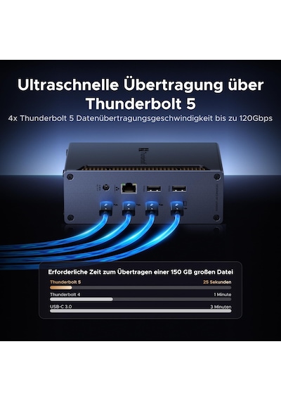 Ugreen Revodok Max 2131 Thunderbolt 5 Bağlantı İstasyonu 120 Gbps, 3 Tbt5 İle Tek 8k 60hz Ve Çift 6k 60hz Maks. , Dizüstü Bilgisayar İçin Bağlantı İstasyonu 140w Şarj, 2,5 Gbps Ethernet, Sd 4.0, 3,5 Mm Aux Ugreen Revodok Max 2131 Thunderbolt 5 Bağlantı İstasyonu 120 Gbps, 3 Tbt5 İle Tek 8k 60hz Ve Çift 6k 60hz Maks. , Dizüstü Bilgisayar İçin Bağlantı İstasyonu 140w Şarj, 2,5 Gbps Ethernet, Sd 4.0, 3,5 Mm Aux